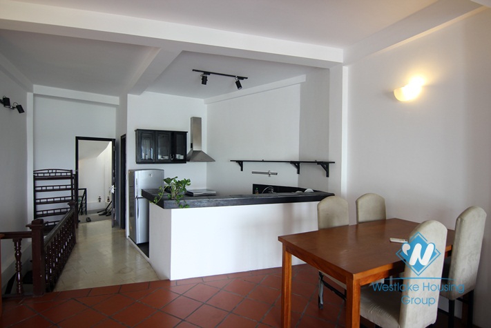 Lakeview balcony and quiet apartment for rent in Truc Bach, Ba Dinh